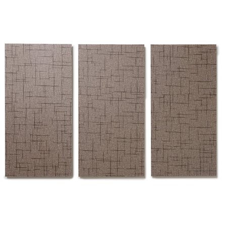 LUCIDA SURFACES LUCIDA SURFACES, FabCore Rustic Deco 12 in. x24 in. 3mm 28MIL Glue Down Luxury Vinyl Tiles , 60PK FC-3801PLT